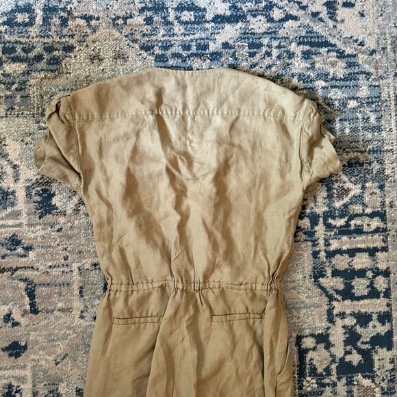Lauren Ralph Lauren Womens Alpasia Linen Utility Jumpsuit - Picture 7 of 8